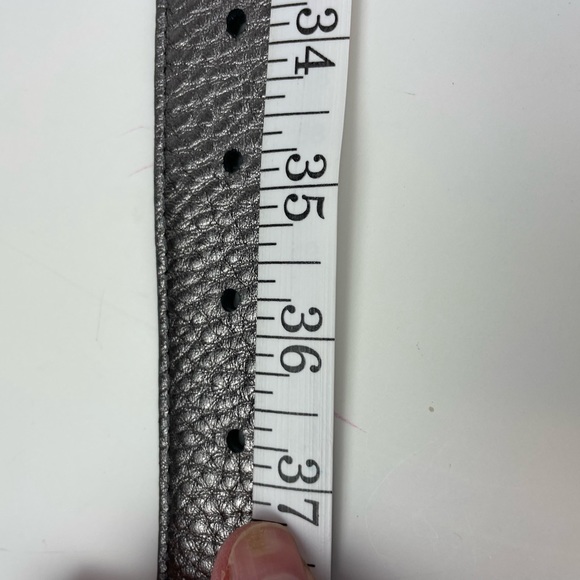 Cole Haan metallic Pebble Leather belt Womens - Picture 10 of 10